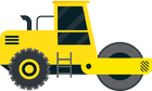 Road Roller Illustration
