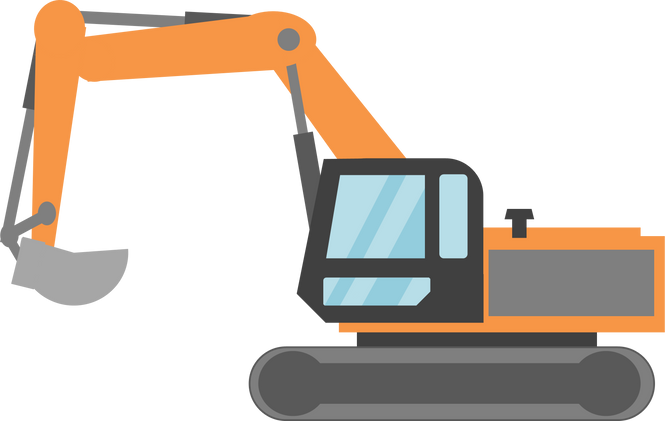 Illustration of an Excavator